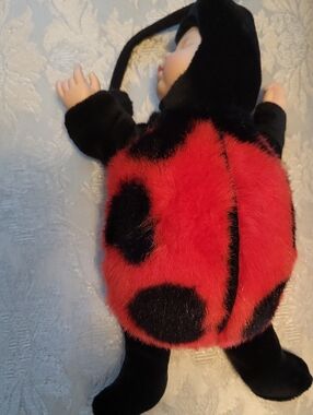 Anne Geddes Ladybug Plush Costume - Red & Black 1997
